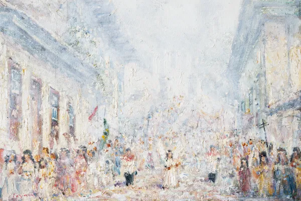 Quadro da Semana Santa, Elias Layon