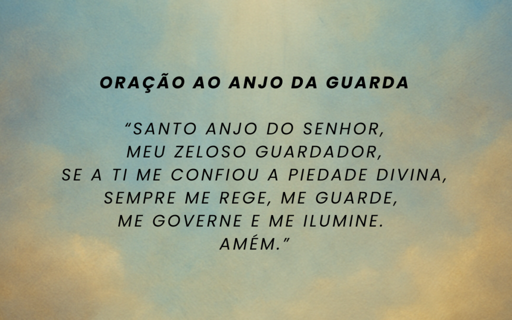 oração ao anjo da guarda
