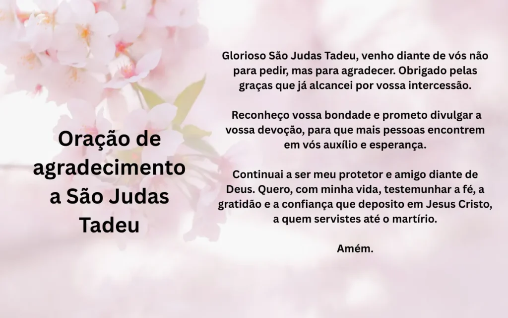 oração a são judas tadeu