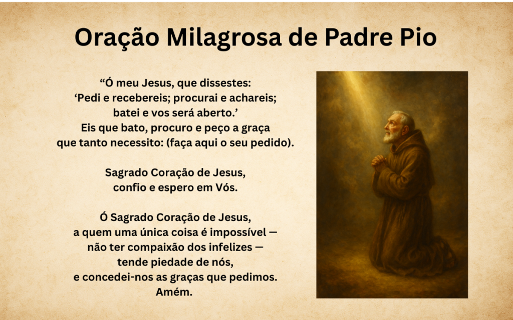 Padre Pio Oração Poderosa