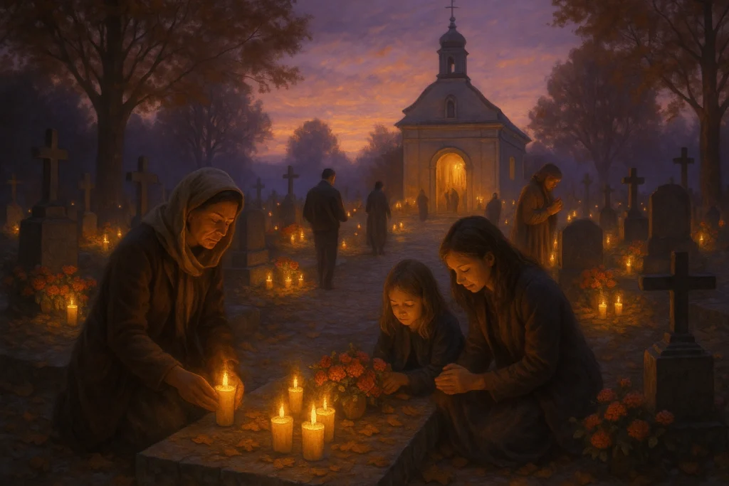 dia de finados após dia de todos os santos