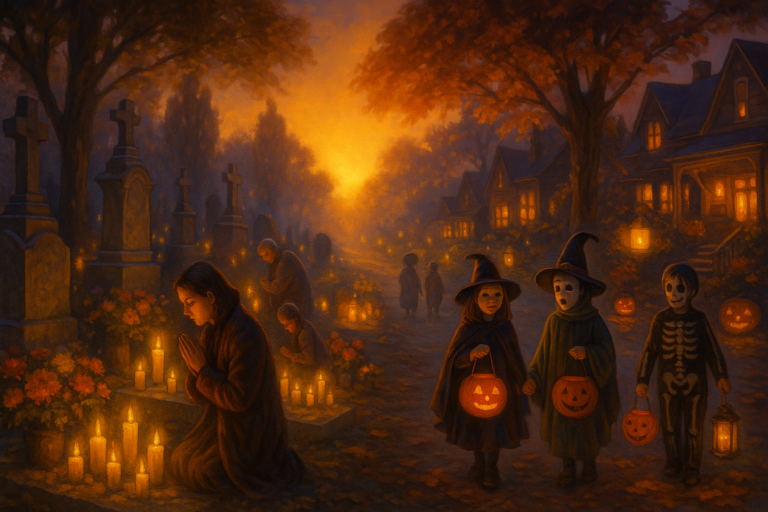 dia de todos os santos x halloween