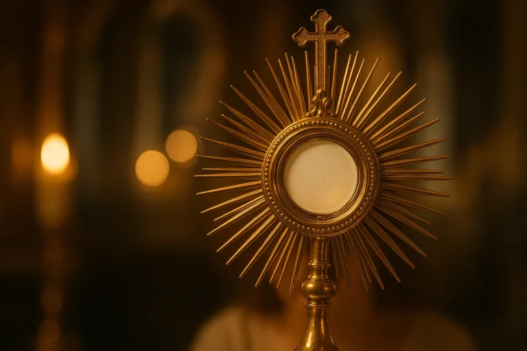 oração diante do santíssimo sacramento