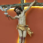 imagem de jesus na cruz por elias layon - paróquia bom jesus do vale